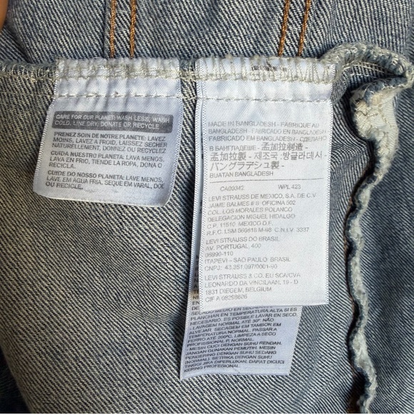 Levi's Type 3 III Trucker Jacket Men's Blue Denim Jean 72334 Sz XL - Picture 10 of 10